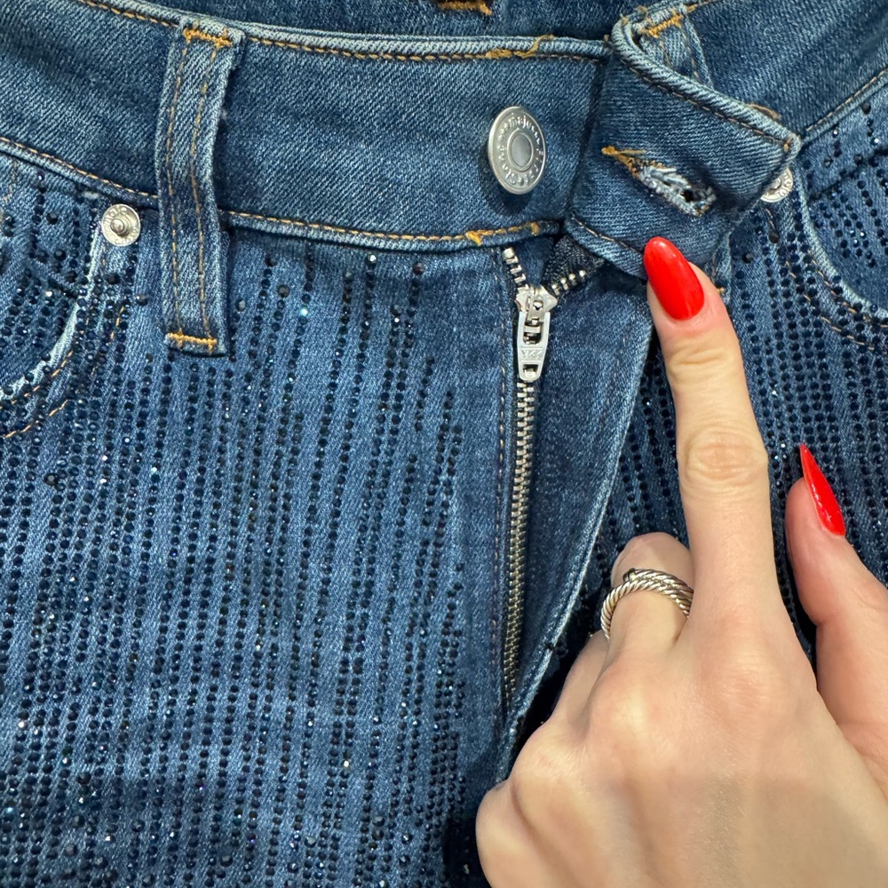 Maje Rhinestone Jeans - Picture 7 of 10